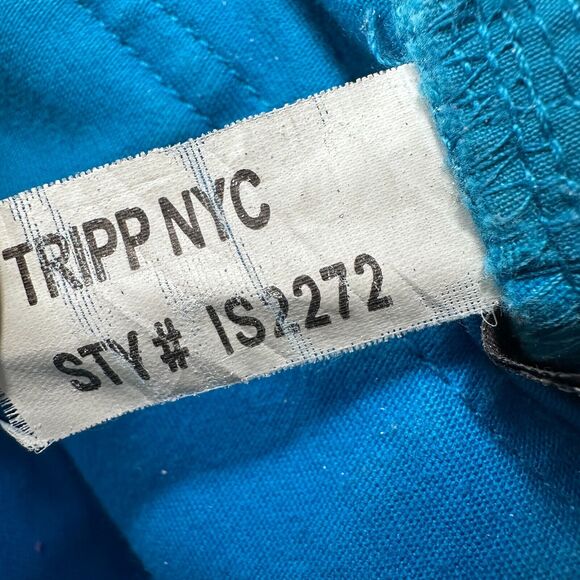 Tripp NYC Skull Pants Women’s 5 Blue Cotton Stretch Skinny Leg 5-Pockets - Picture 7 of 12